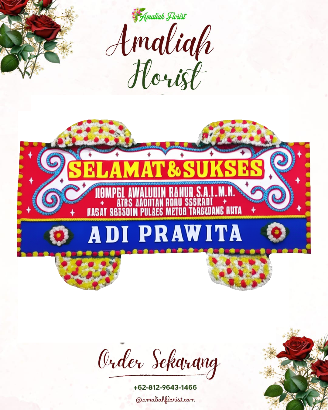 Papan Bunga Ucapan Selamat Juwana